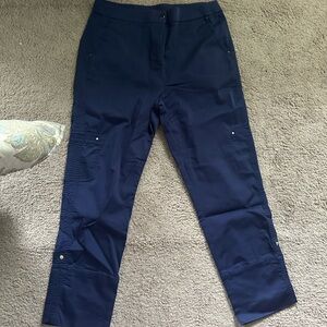 Chico's Women's Navy Cargo Pants
